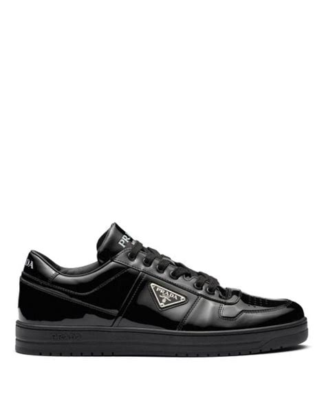 Black Downtown Patent Leather Sneakers 